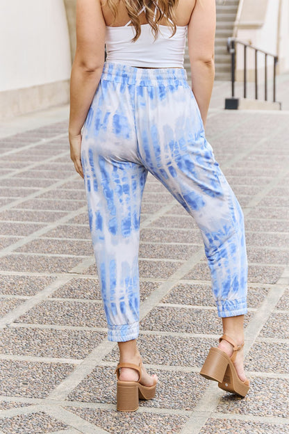 And The Why Come Again Tie Dye Printed Casual Joggers