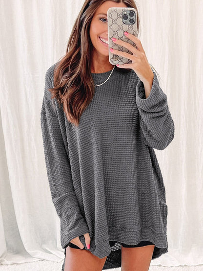 Cozy Off-Shoulder Knit Pullover Sweater