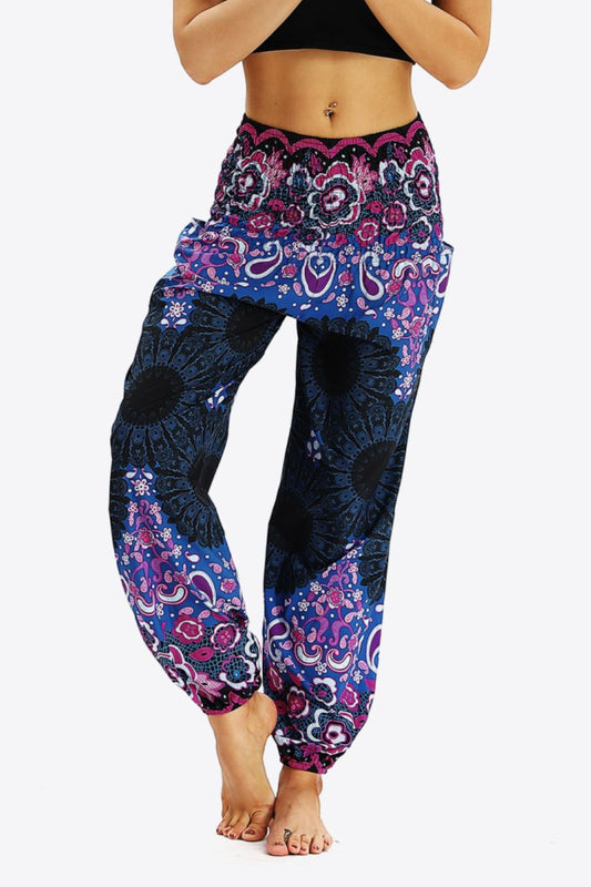 Printed Jogger Pants with Pockets