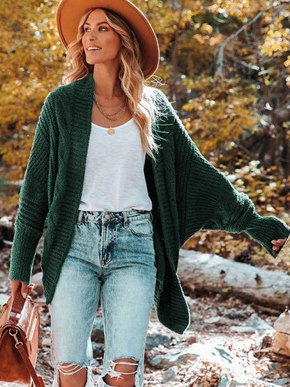 Loose And Cozy V Neck Cable Knit Sweater
