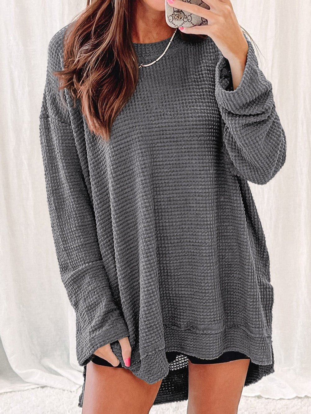 Cozy Off-Shoulder Knit Pullover Sweater