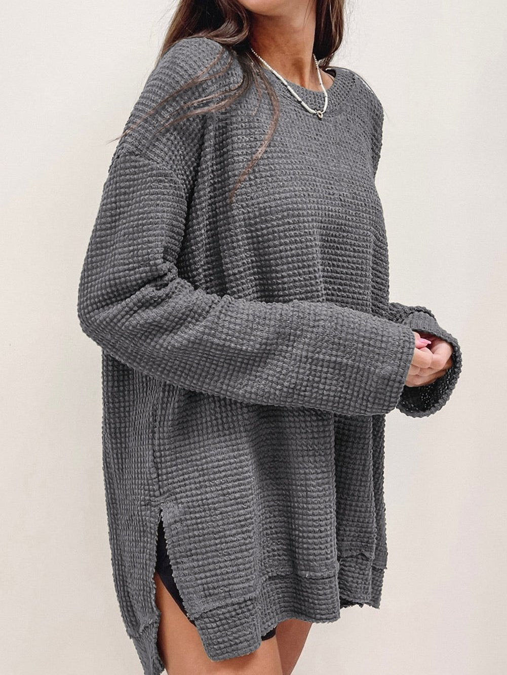 Cozy Off-Shoulder Knit Pullover Sweater