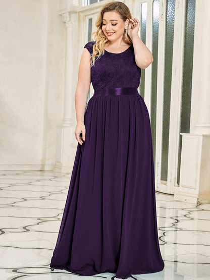 Wholesale Plus Size Fahion Bridesmaid Dresses with Lace