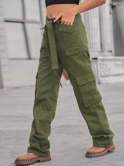 Pants - Casual Fashion Cargo Pants - MsDressly