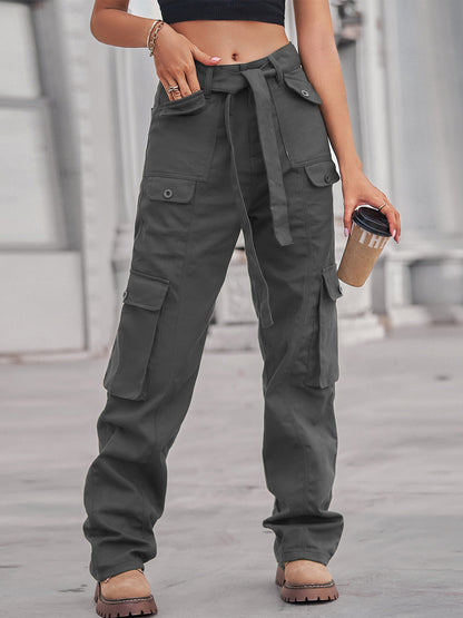 Pants - Casual Fashion Cargo Pants - MsDressly