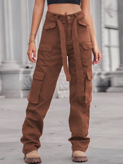 Pants - Casual Fashion Cargo Pants - MsDressly