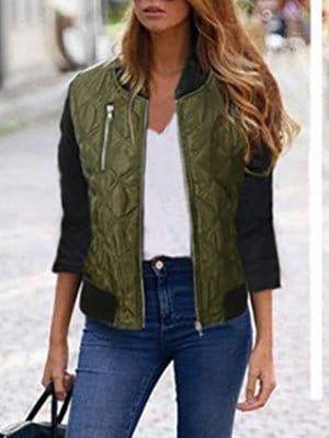 Unique Zipper Statement Jacket