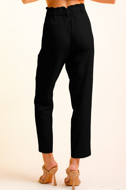 Side Button Long Pants