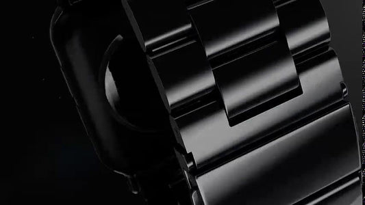 Link Bracelet Compatible with Apple Watch band 38mm 40mm 41mm 42mm 44mm 45mm 49mm Buckle Luxury Metal Clasp Stainless Steel Strap Replacement Wristband for iwatch Series Ultra 8 7 6 5 4 3 2 1 SE - LuckyFash™