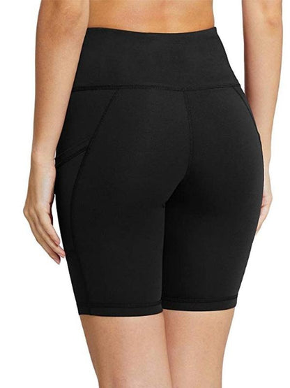 BASICS Plus High Waist Biker Shorts - LuckyFash™