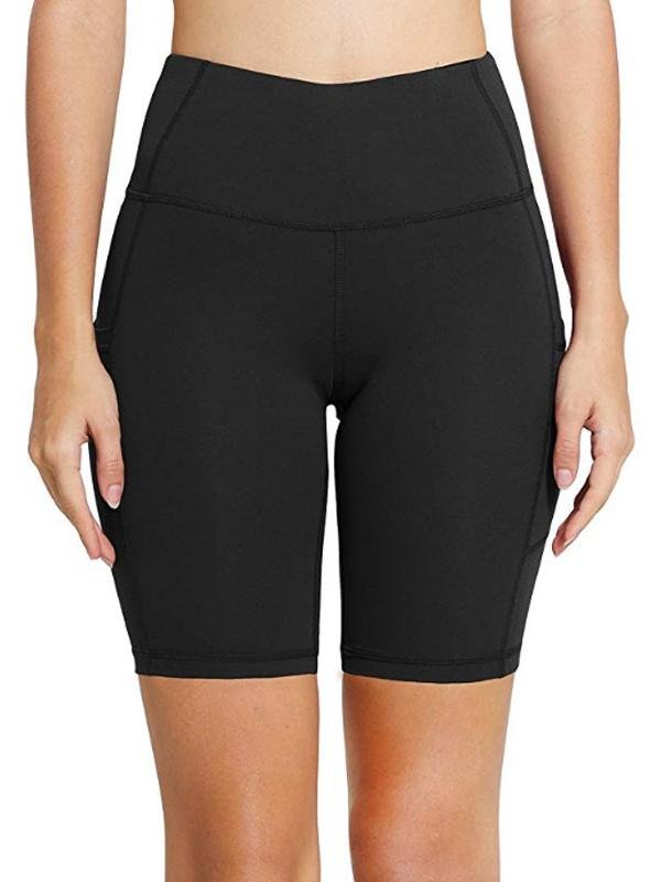 BASICS Plus High Waist Biker Shorts - LuckyFash™