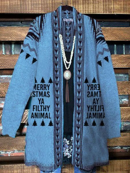 Blue Letter Shift Casual Outerwear - LuckyFash™