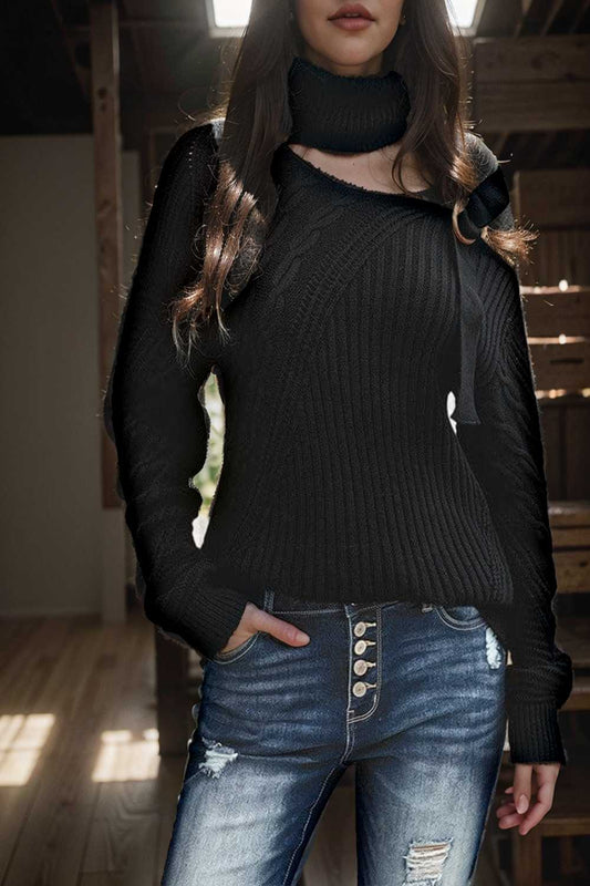 casual ribbed button decor asymmetrical hem long sleeve t shirt 102510