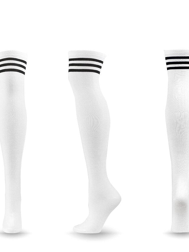 Women's Knee High Socks Party Daily Polyester Spandex Casual Classic Warm Cute 1 Pair