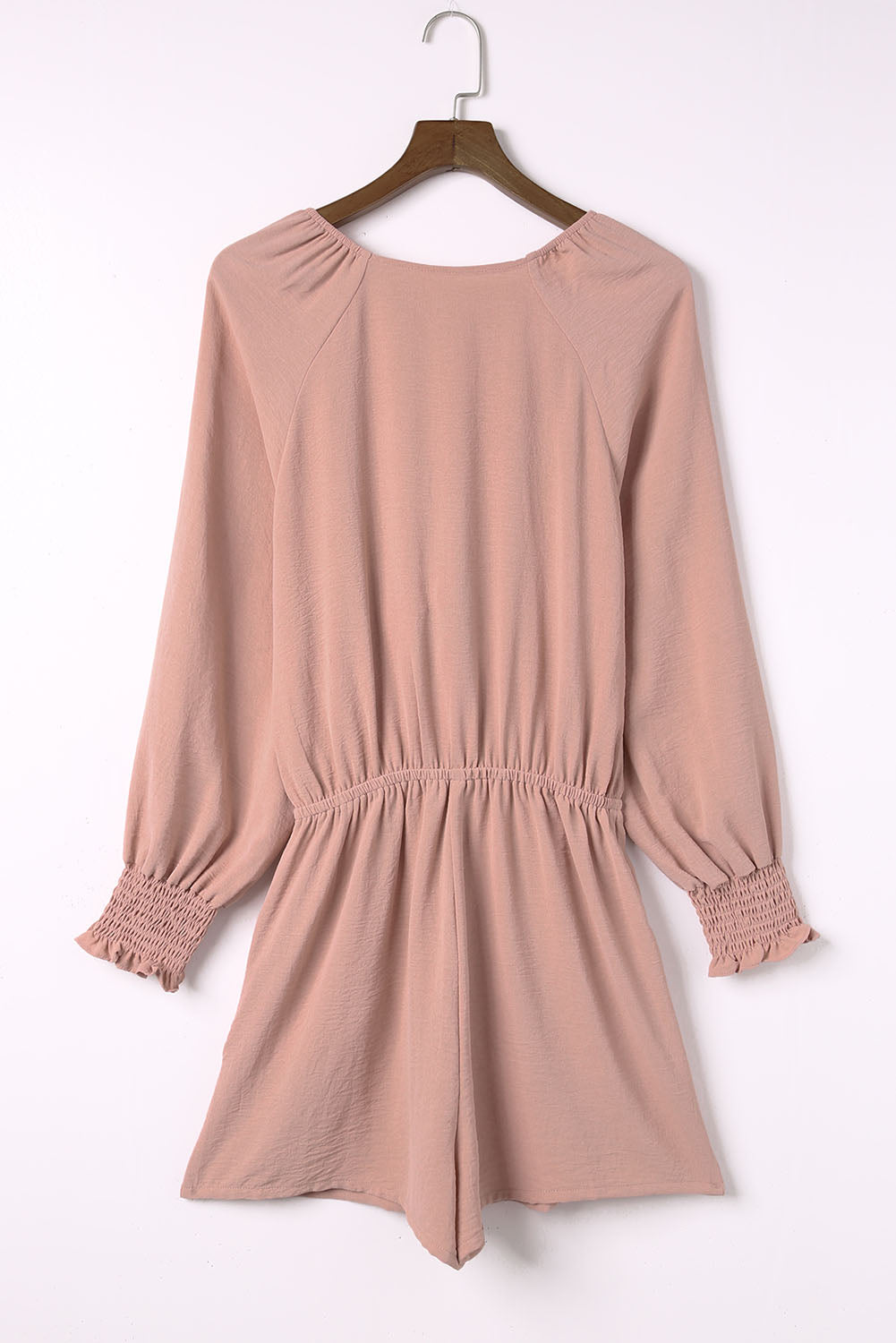 Round Neck Belted Long Sleeve Dress