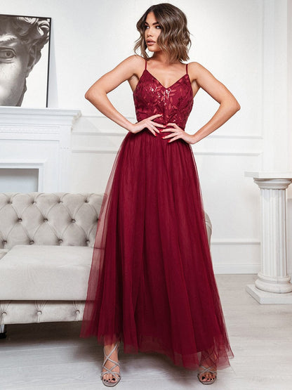 Charming Floor Length A-line Evening Gown