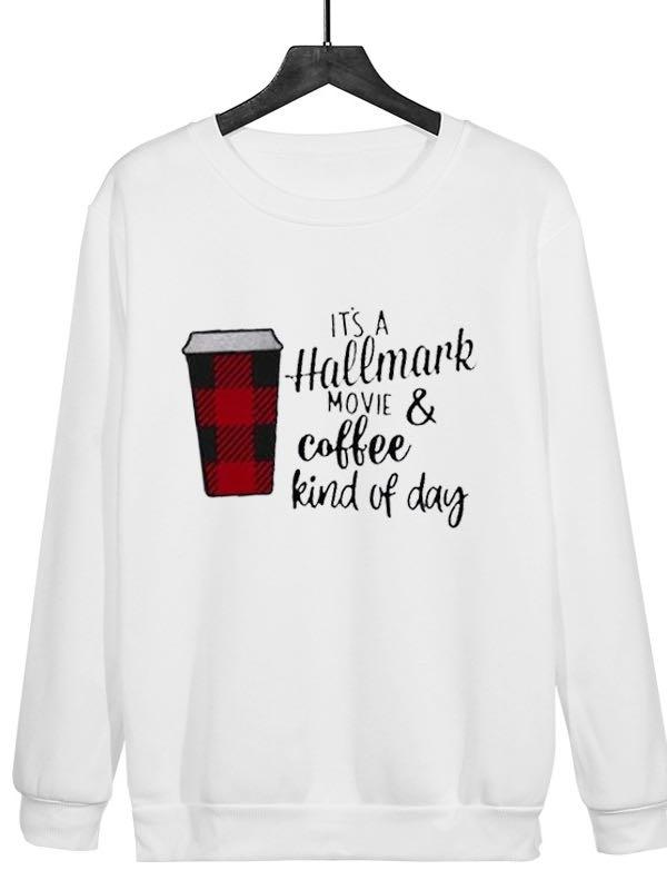 Coffee Print Heart Sweatshirt - LuckyFash™