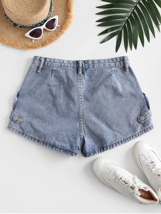 Cotton Jean Shorts - LuckyFash™