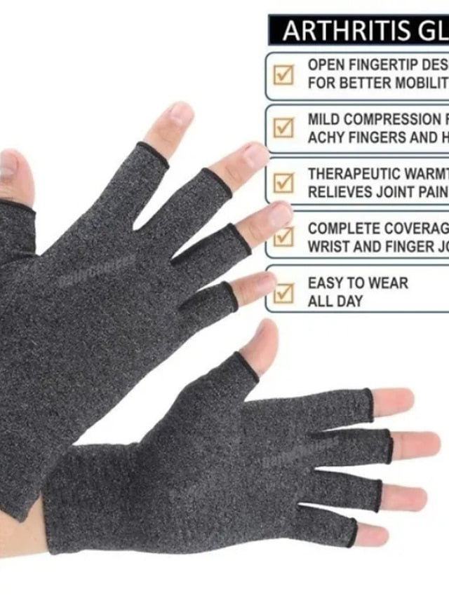 4 Colors Arthritis Gloves Touch Screen Gloves Anti Arthritis Compression Gloves Rheumatoid Finger Pain Joint Care Wrist Support Brace Hand Health Care - LuckyFash™