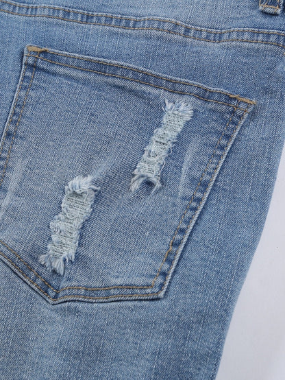 Sexy Flag Lace-Up Denim Shorts