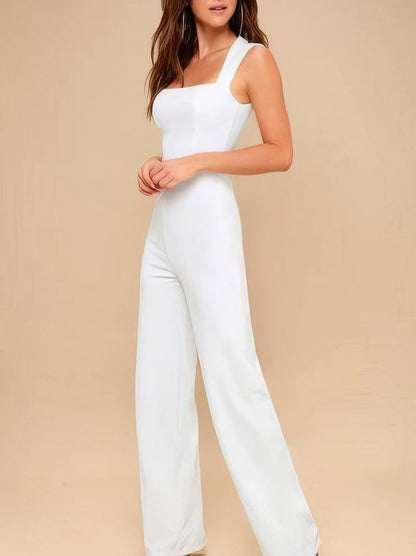 Enticing Endeavors White Jumpsuit