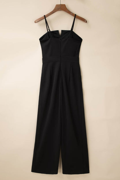 Enticing Slim High Waist One Shoulder Jumpsuit