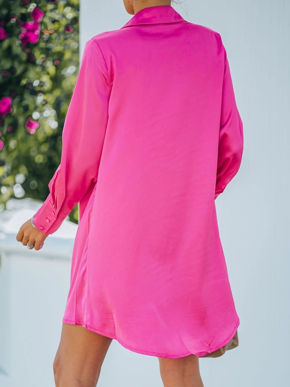 Fashion V-neck Long Sleeve Dress