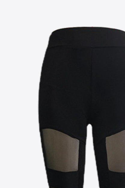 Spliced Mesh Leggings