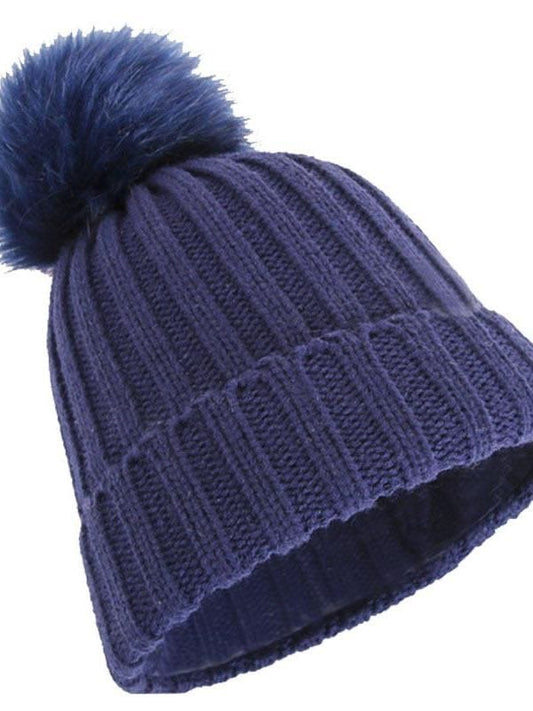 Female Winter Warm Knit Hat for Women HAT210114009pur Purple