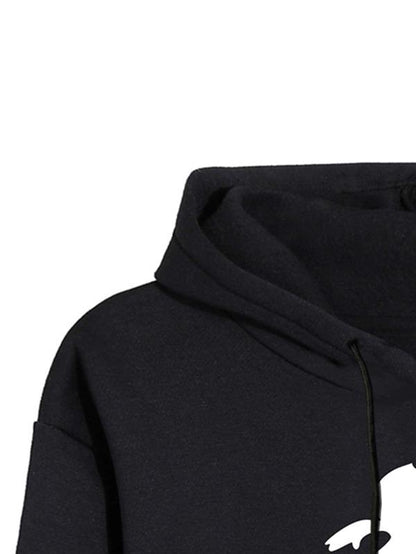 Figure Graphic Thermal Lined Hoodie