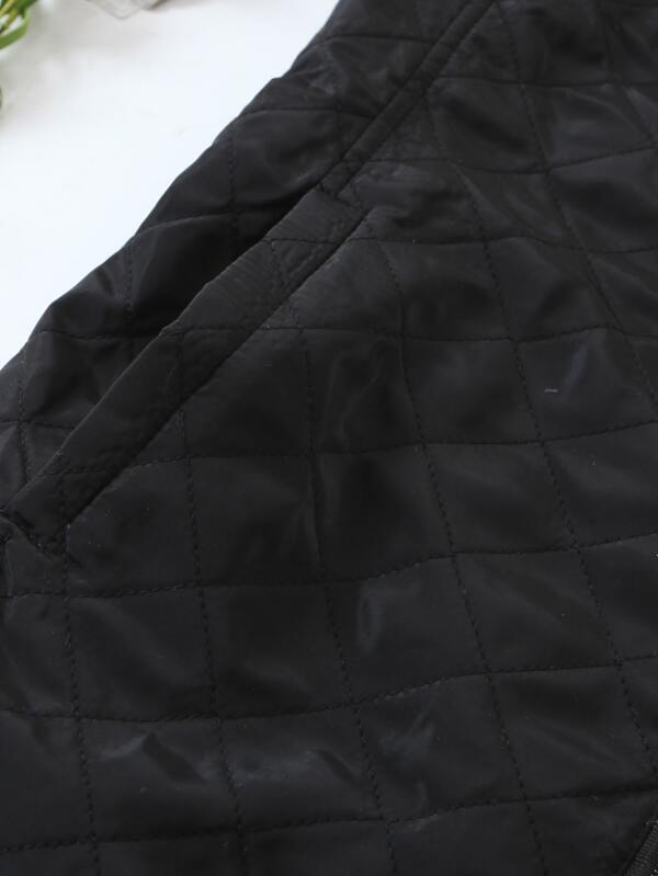 Flannel Lined Hooded Quilted Gilet