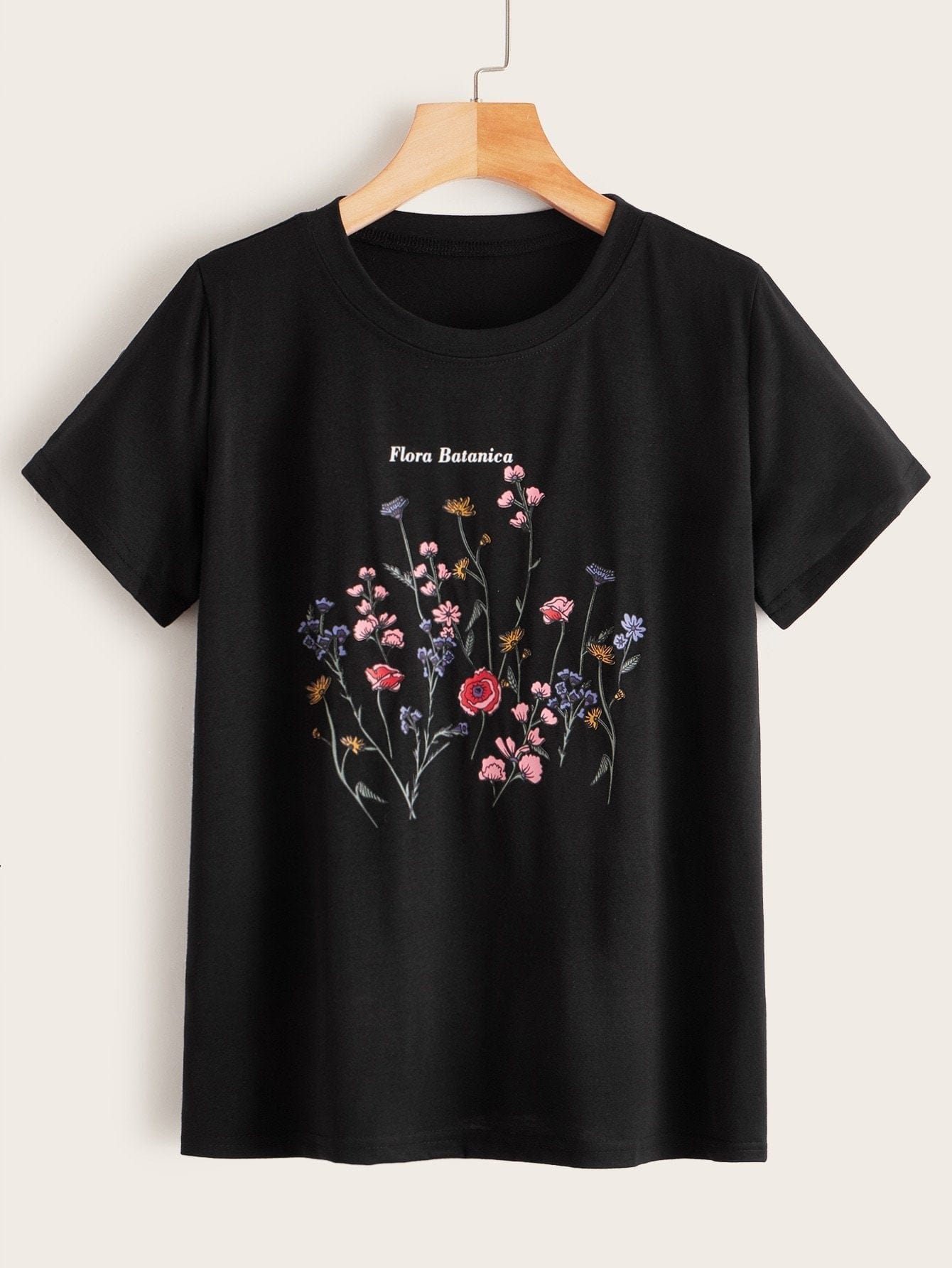 Flora Batanica Flower Graphic Tee TSH2102200762XL 2XL