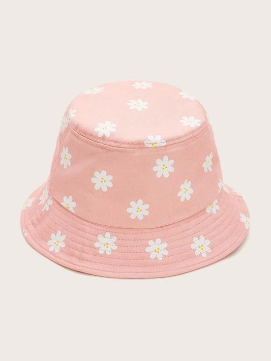 Floral Embroidery Bucket Hat for Women BUC210301111PIN Pink