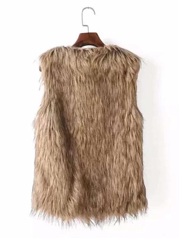 Fluffy Vest