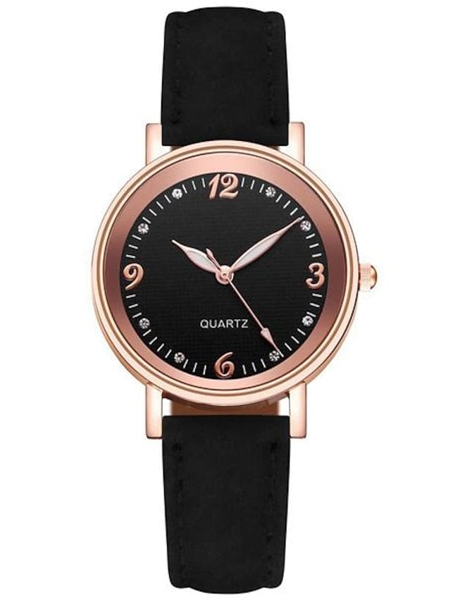 For Women's Luxury Women's Quartz Watch Fashion Quartz Ladies Wristwatch High-end Concise Diverse Fashion Color MS2311505255S Black / S