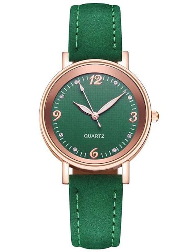 For Women's Luxury Women's Quartz Watch Fashion Quartz Ladies Wristwatch High-end Concise Diverse Fashion Color MS2311505275S Green / S