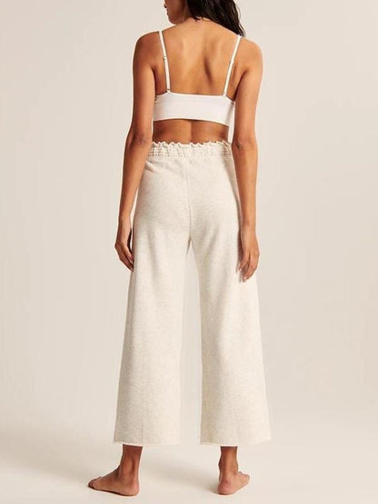 Fungus Cropped Wide Leg Sweatpants