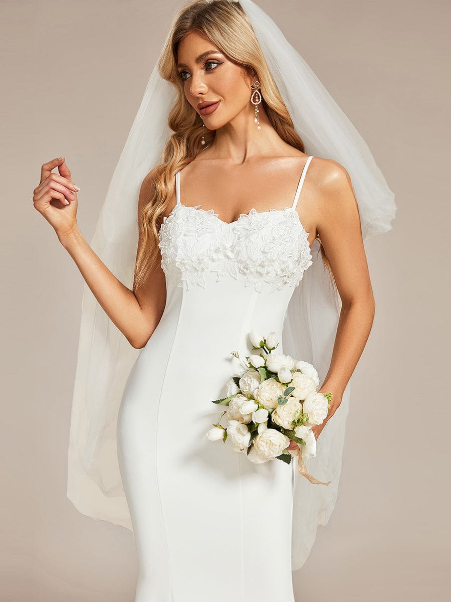 Gorgeous Mermaid Spaghetti Straps Wholesale Wedding Dresses