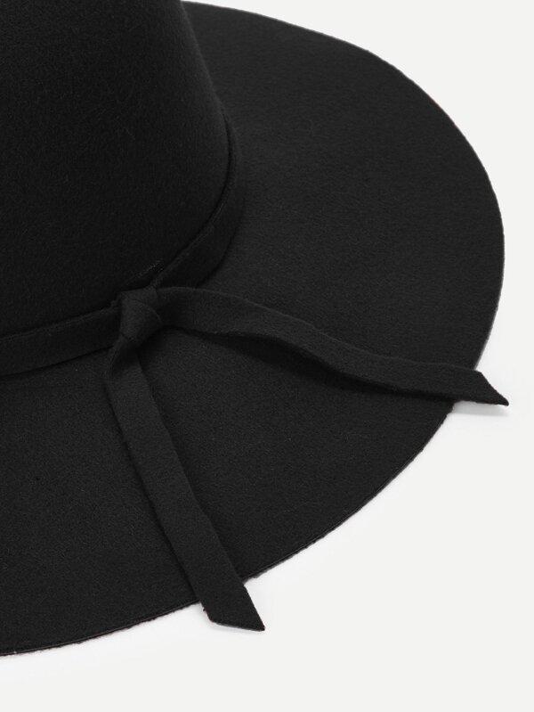 Hairy Floppy Hat for Women HAT210311105BLA Black
