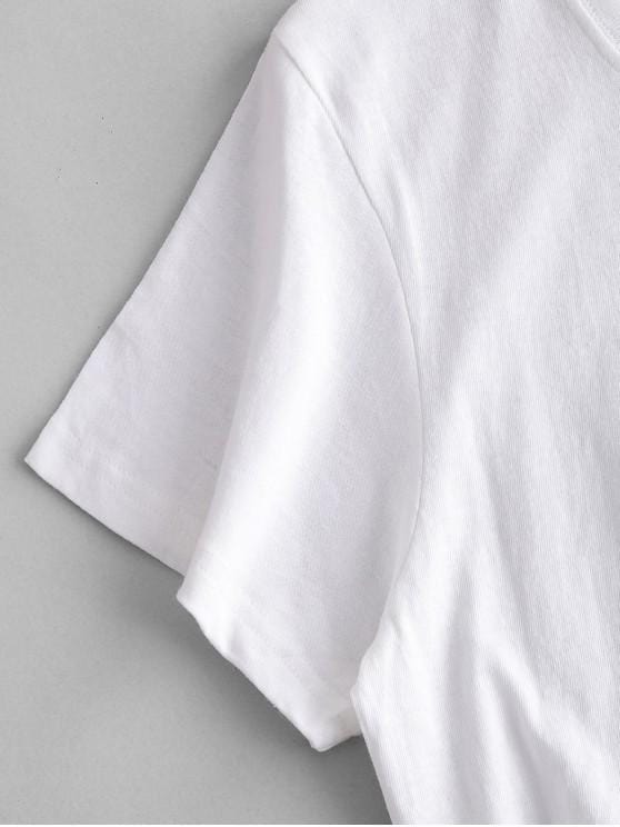 Heart Print Short Sleeve T-shirt