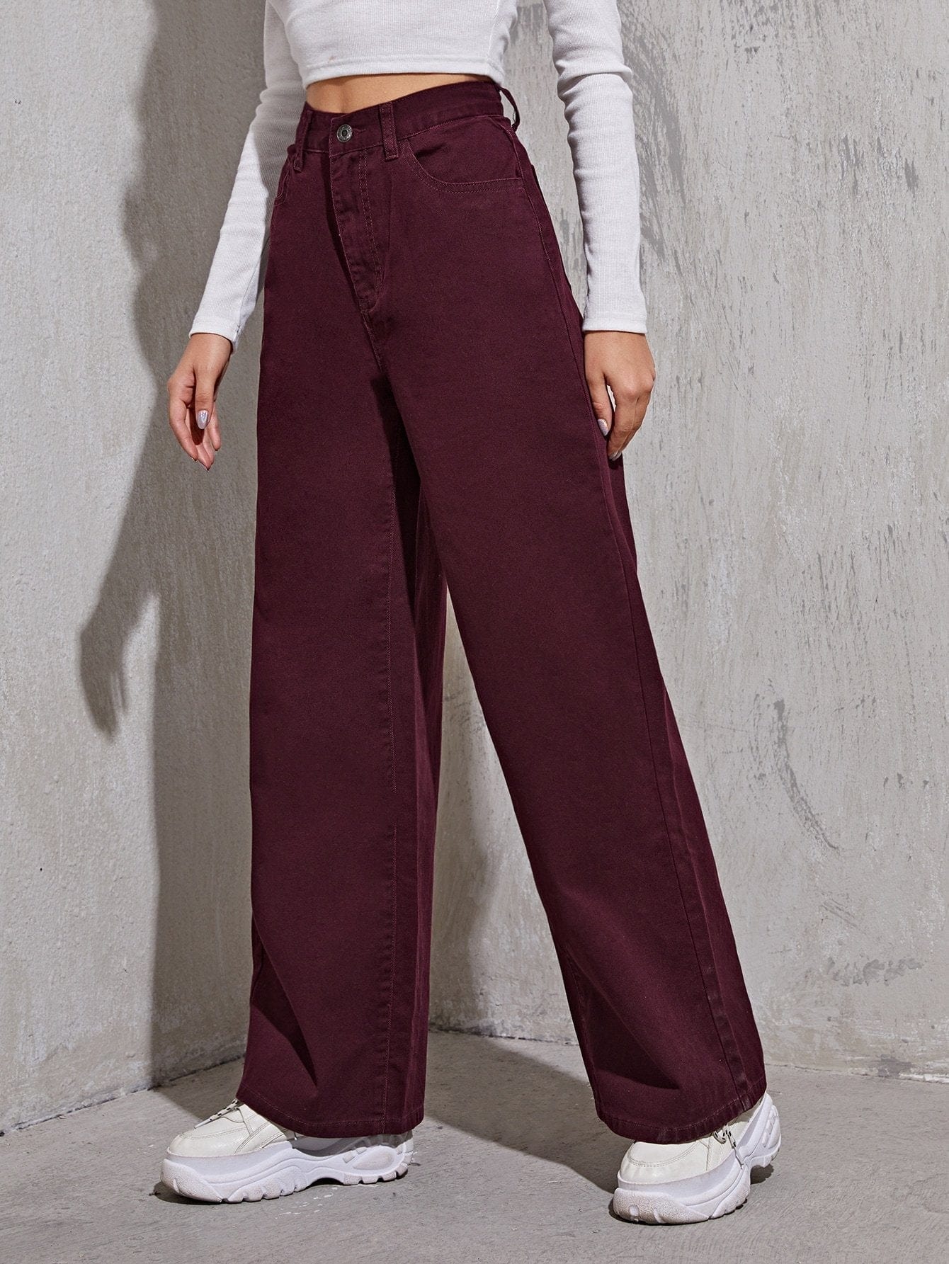 High-Rise Wide Leg Jeans for Women