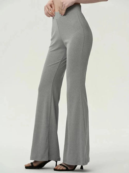 High Waist Flare Leg Pants