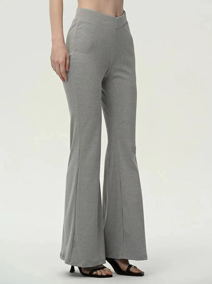 High Waist Flare Leg Pants