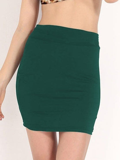 High Waisted Pencil Skirt temp1853995144225250 S / Dark green