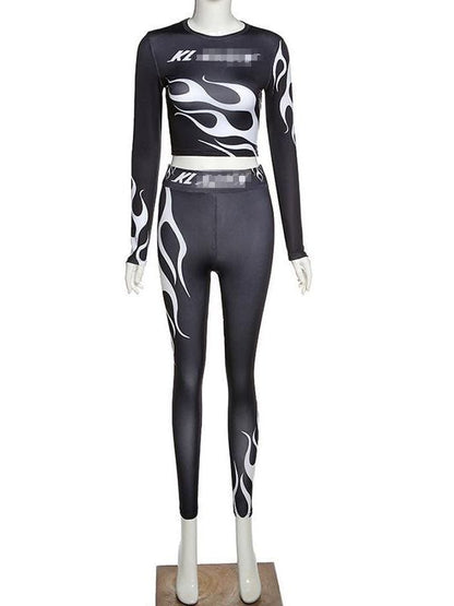 high waisted sportwear suit for Women