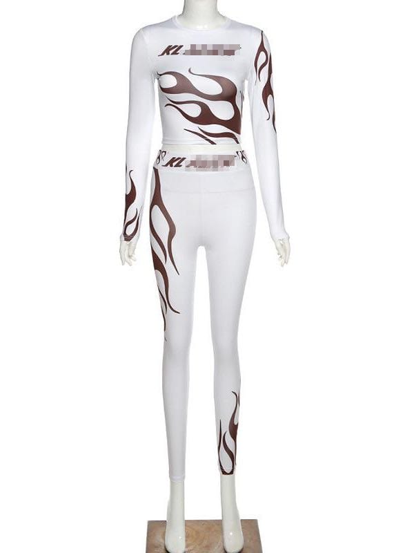 high waisted sportwear suit for Women OUT210223103WHIS S / White