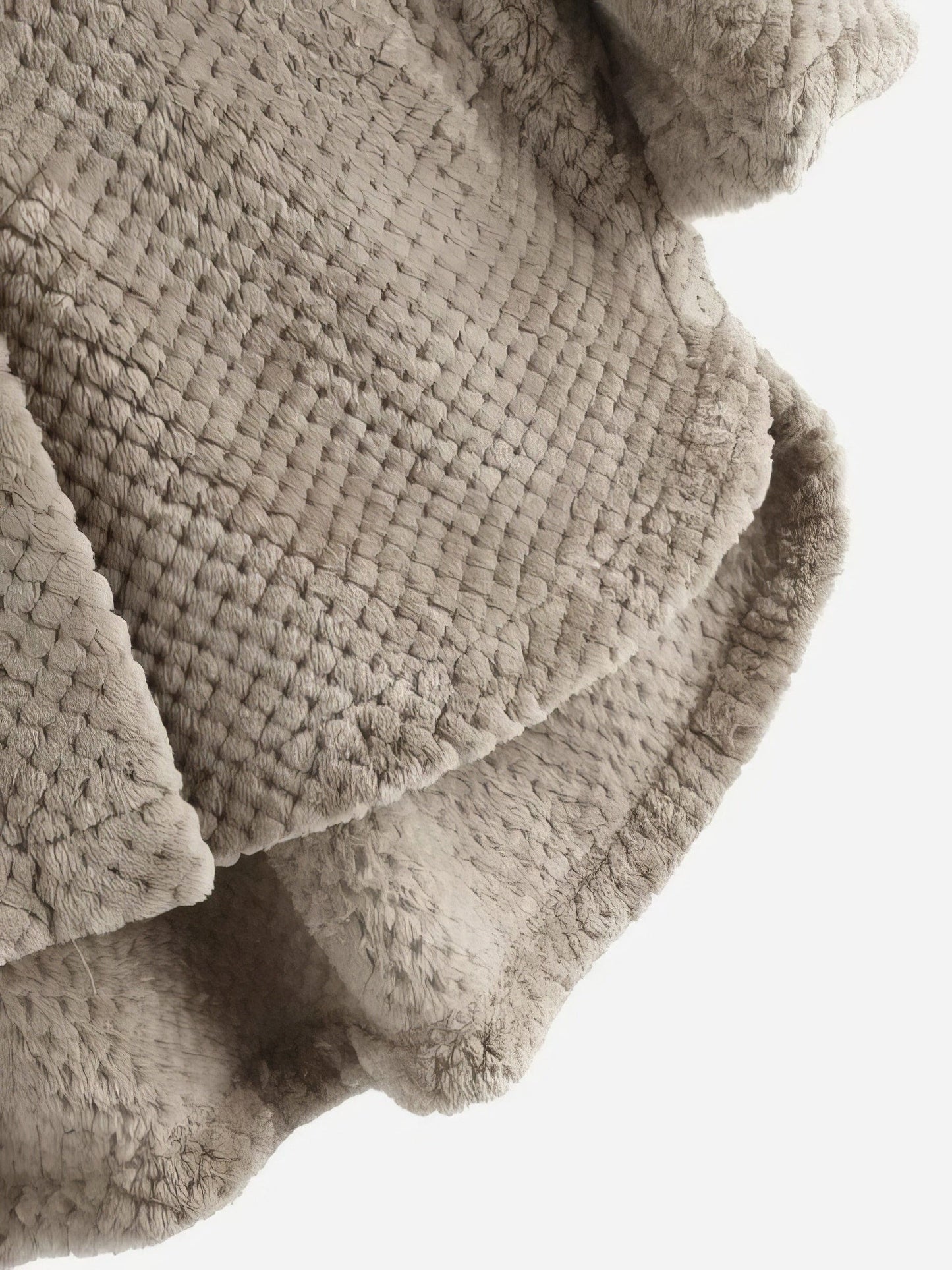 Hooded Double-faced Fleece Sweater Mid-length Jacket