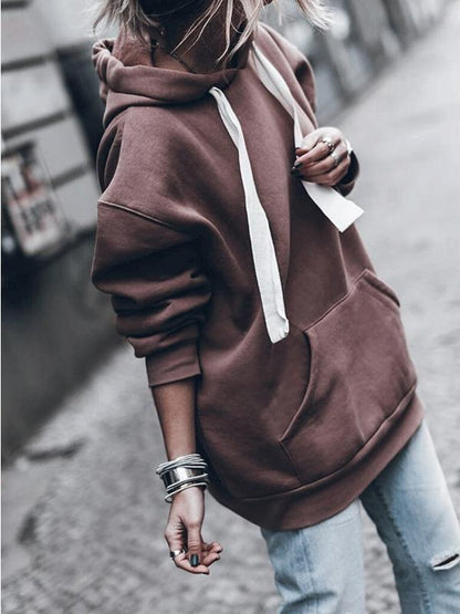 Hoodies Loose Pocket Long Sleeve Hoodie for Women