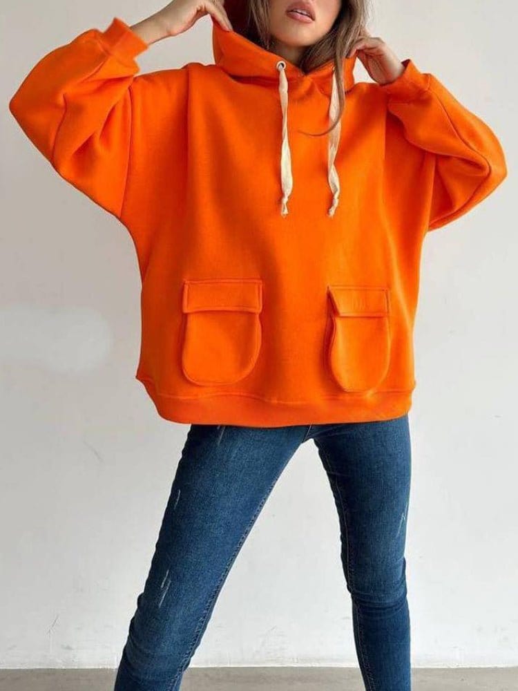 MsDressly Hoodies Sweater Loose Casual Long Sleeve Hoodie HOO2212211413ORAS