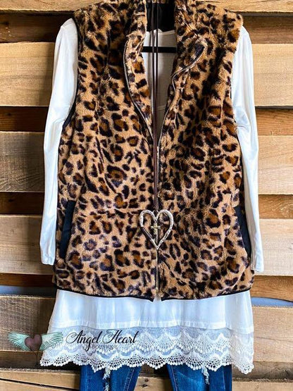 If I Stay Vest - Leopard Temp3824500 XL